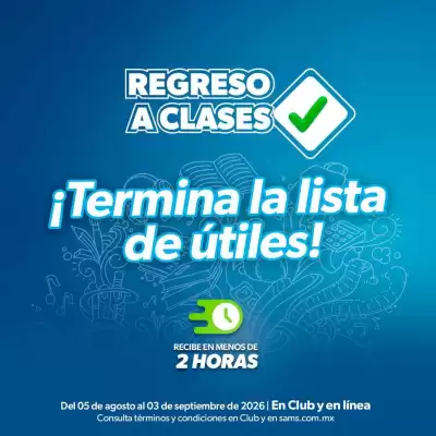 Sam's Club (válido hasta 3-09)