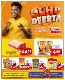 Catálogo Supermercado Bem Barato semana 34 Página 1: Azeite bom dia €27,99, Café 3 corações tradicional €23,99