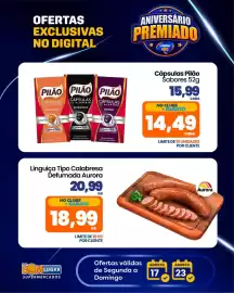 Folheto Rede Bom Lugar semana 34 Página 5: Cápsulas Pilão sabores €14,49, Linguiça Tipo Calabresa Defumada Aurora €18,99