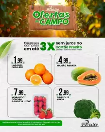 Catálogo Supermercado Precito Página 2: Laranja pera rio €1,99, Mamão papaya €4,99