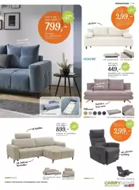 XXXLutz Prospekt Seite 5: links und rechts montierbar UVP: 2.104,-* statt 1.099,-** -27% 799,- Ecksofa, ca. 292x192cm