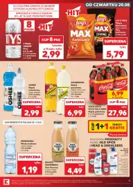 Kaufland gazetka tydzień 34 Strona 11: Napój gazowany Schweppes €6,99, Chipsy Lay's €5,79