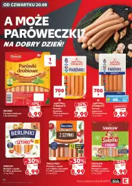 Kaufland gazetka tydzień 34 Strona 40: Parówki €9,99