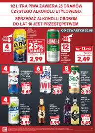 Kaufland gazetka tydzień 34 Strona 47: Piwo Łomża €2,49