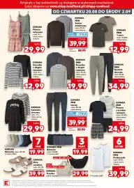 Kaufland gazetka Strona 11: Piżama męska z krótkim rękawem Esmara €24,99, Buty sneakersy damskie Esmara €39,99