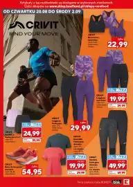 Kaufland gazetka Strona 14: Koszulka funkcjonalna damska Crivit €19,99, Legginsy funkcyjne Crivit €29,99