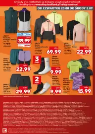 Kaufland gazetka Strona 15: Skarpety sportowe Crivit 2-pak €9,99, Koszulka funkcjonalna damska Crivit €22,99