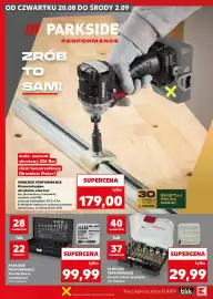 Kaufland gazetka Strona 2: Zestaw kluczy nasadowych Parkside Performance 28 elementów €99,99
