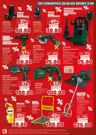 Kaufland gazetka Strona 9: Wiertarko-wkrętarka akumulatorowa Parkside €100,00, Akumulator litowo-jonowy Parkside 2Ah €30,00