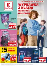 Kaufland gazetka tydzień 34 Strona 1: Notes A5 K-Pop Demon Hunters €19,99, Gra elektroniczna K-Pop Demon Hunters €69,99