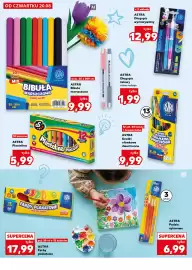 Kaufland gazetka tydzień 34 Strona 10: Pędzle nylonowe Astra 3 sztuki €6,99, Bibuła marszczona Astra 25x200 cm €9,99