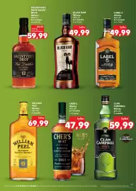 Kaufland gazetka | Alkohole Strona 13: Whisky William Peel €69,99, Whisky Black Ram €49,99