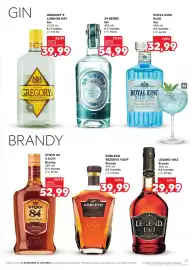Kaufland gazetka | Alkohole Strona 17: Gin Gregory's London Dry €39,99, Gin 24 Herbs €54,99