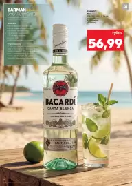 Kaufland gazetka | Alkohole Strona 18: Rum Bacardi 27% alk €56,99