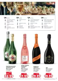 Kaufland gazetka | Alkohole Strona 23: Wino musujące Nua białe wytrawne €19,99, Wino musujące Mionetto Prosecco €29,99