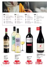 Kaufland gazetka | Alkohole Strona 24: Wino białe Black Tower Riesling €19,99, Wino czerwone Kazayak €19,99