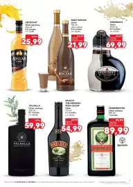 Kaufland gazetka | Alkohole Strona 7: Likier ziołowy Valhalla €59,99, Likier jajeczny Advocaat €25,99