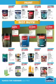 Chamberlain catalogue Page 3: Polyfilla €199,00, Dulux Acrylic PVA €1.199,00