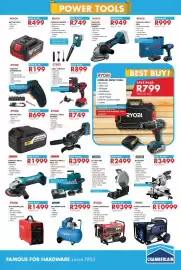 Chamberlain catalogue Page 5: BOSCH CORDLESS BRUSHLESS GRINDER €949,00, BOSCH CORDLESS IMPACT DRILL €999,00