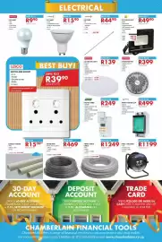 Chamberlain catalogue Page 6: OSRAM LED LAMP €15,90, House Wire €469,00