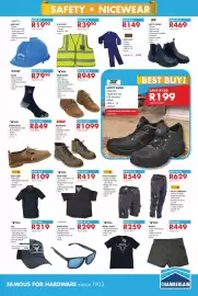 Chamberlain catalogue Page 9: BOSBUL BUSH SHIRT €419,00, DOT SAFETY FOOTWEAR €469,00