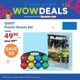 ToysRUs catalogue week 33 Page 10: Quest Plastic Boules Set €49,90
