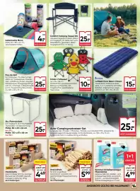 Maximarkt Flugblatt woche 34 Seite 21: Pop-Up Zelt €25,00, Alu-Picknicktisch €25,00