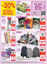 Maximarkt Flugblatt woche 34 Seite 22: Jolly Schulbus €23,99, Gelschreiber Animal Erase it!, radierbar €2,79