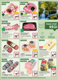 Maximarkt Flugblatt woche 34 Seite 4: Ablinger Knacker oder Speckknacker €2,99, Hütthaler Atterseer €1,69
