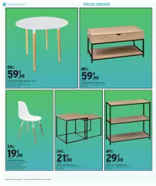 Catalogue Intermarché Hyper | multimédia page 8: TABLE REPAS RONDE DIAMÈTRE 76 CM €59,90, ALIAJ TABLE BASSE RELEVABLE €59,90