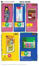 Catalogue Intermarché Hyper page 20: BIC COFFRET COMPAS LYCÉE EXACT €1,49, Maped Set de papeterie pastel 4pcs €1,99