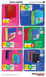 Catalogue Intermarché Hyper page 23: EXACOMPTA CLASSEURS €2,45, Oxford Classeurs souples €3,85