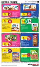 Catalogue Intermarché Hyper page 35: Kinder Oeuf surprise Joy Minecraft €3,48, KitKat €0,79