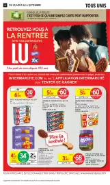 Catalogue Intermarché Hyper page 36: LU Petit écolier €6,95, LU Napolitain l'Original €5,91
