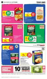 Catalogue Intermarché Hyper page 38: Cassegrain Ratatouille à la Provençale €4,24, Cassegrain Lentilles préparées €2,07