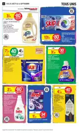 Catalogue Intermarché Hyper page 46: Sun Capsules lave-vaisselle €4,72, Apta Lessive liquide Marseille €3,93