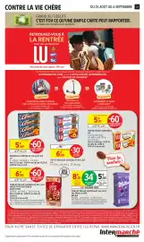 Catalogue Intermarché page 21: LU Granola €5,60, Milka Tablettes de chocolat au lait €5,53