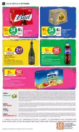 Catalogue Intermarché page 24: Triple Karmeliet €9,30, Bud biere blonde €8,87