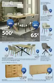 Catalogue JYSK page 3: ALSTED Buffet €150,00, ROSTRUP Chaise €60,00