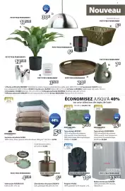 Catalogue JYSK page 5: VALBO Peignoir €10,00, KRONBORG Serviette de toilette NORA €5,00