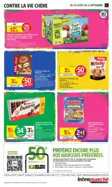 Catalogue Intermarché Express page 11: WHAO! CRÊPES CHOCOLAT €3,80, HARIBO BONBONS BACK TO COOL €5,90