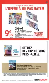 Catalogue Intermarché Express page 15: Lot de 15 paires de chaussettes enfant licence €9,99