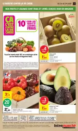 Catalogue Intermarché Express page 5: TOMATES DE FRANCE TOMATE CÔTELÉE €2,49, AVOCAT AFFINÉ €1,89