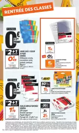 Catalogue Netto semaine 35 page 10: Domédia Pochettes perforées €1,42, BIC Glue Stick €1,65