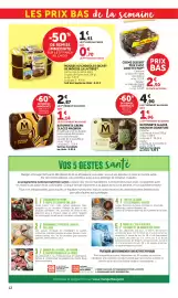 Catalogue Maximarché page 12: La Laitière Mousse au chocolat secret €2,11, Magnum Batonnets crème glacee €4,01