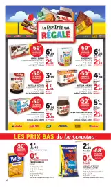 Catalogue Maximarché page 16: BELIN Crackers €1,45, Nutella biscuits €4,84