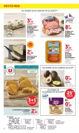 Catalogue Maximarché page 4: U Chaussons aux pommes €2,85, LA BARQUETTE €3,19