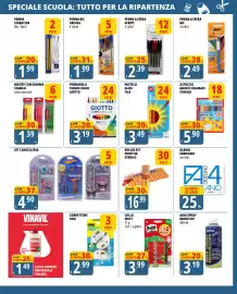 Volantino Tigros Pagina 19: Roller set point 88 stabilo €16,99, Pennarelli Turbo Color Giotto €3,19