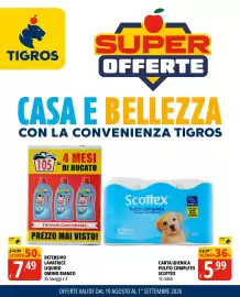 Volantino Tigros | Casa e bellezza Pagina 1: Detersivo lavatrice liquido Omino Bianco €7,49