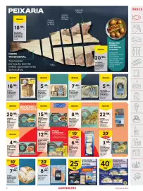 Folheto Continente semana 34 Página 3: Bacalhau desfiado pescanova, Ovas de peixe €8,99